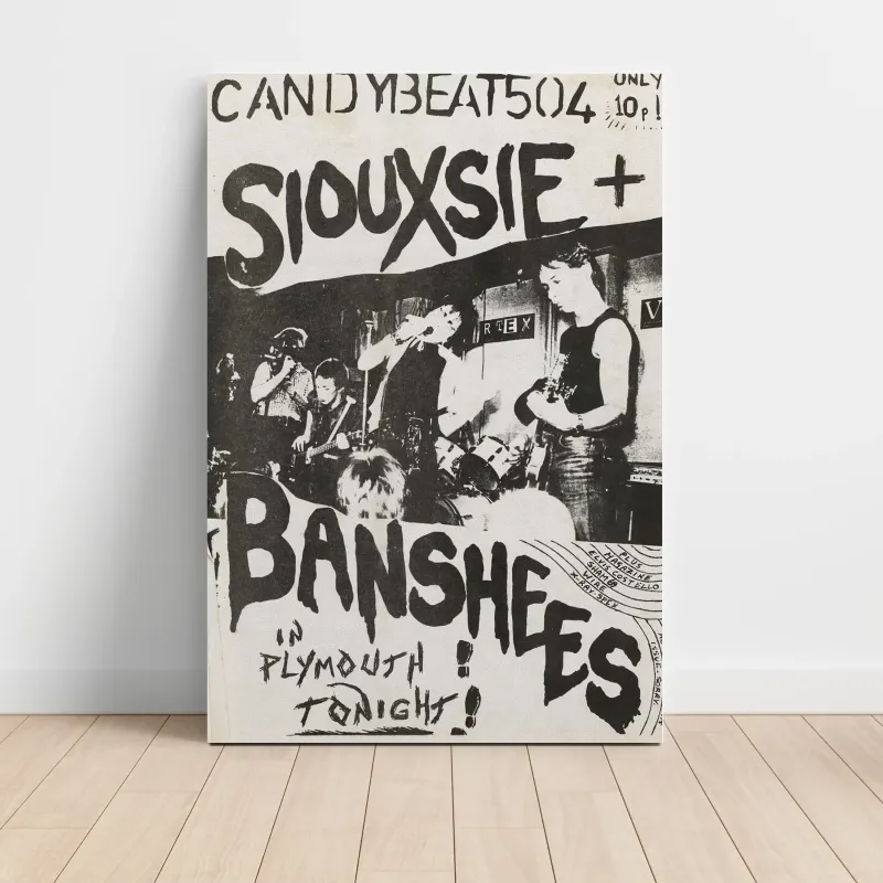 Siouxsie and The Banshees – Plymouth Tonight Fine Art Concert Poster