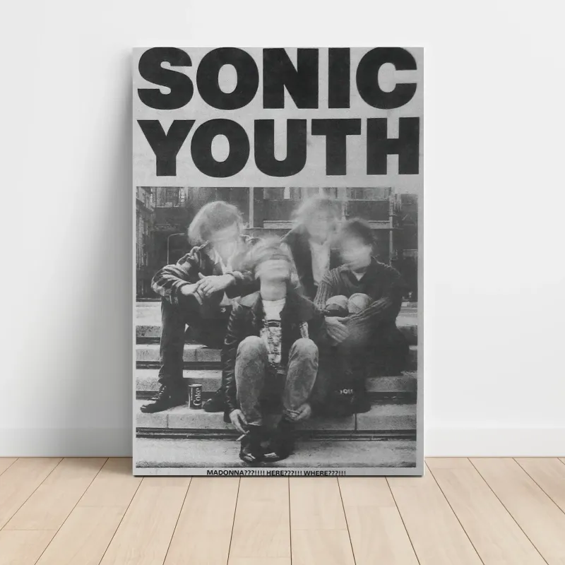 Sonic Youth – Madonna Here Where Fine Art Concert Poster
