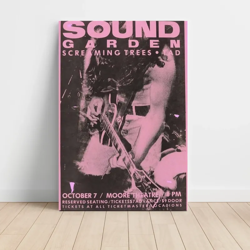 Soundgarden and Screaming Trees – Moore Theatre Fine Art Concert Poster