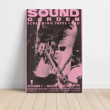Soundgarden and Screaming Trees – Moore Theatre Fine Art Concert Poster
