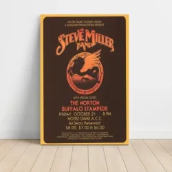 Steve Miller Band – Notre Dame ACC Fine Art Concert Poster