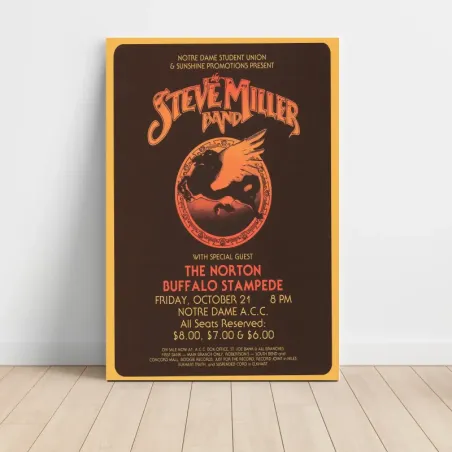 Steve Miller Band – Notre Dame ACC Fine Art Concert Poster
