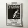 Stevie Ray Vaughan and Double Trouble – La Porte Civic Auditorium 1987 Fine Art Concert Poster