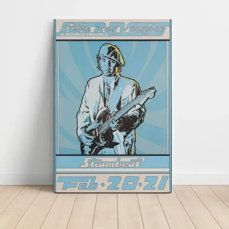 Stevie Ray Vaughan and Double Trouble – Steamboat Fine Art Concert Poster