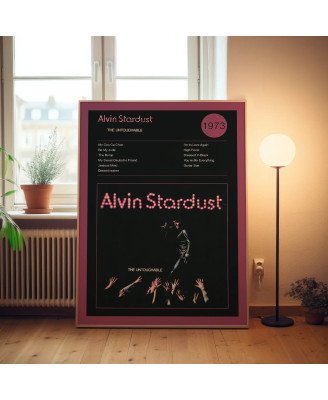Alvin Stardust – The Untouchable Fine Art Album Poster
