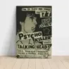 Talking Heads – Psycho Killer '77 Fine Art Music Poster