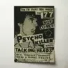 Talking Heads – Psycho Killer '77 Fine Art Music Poster