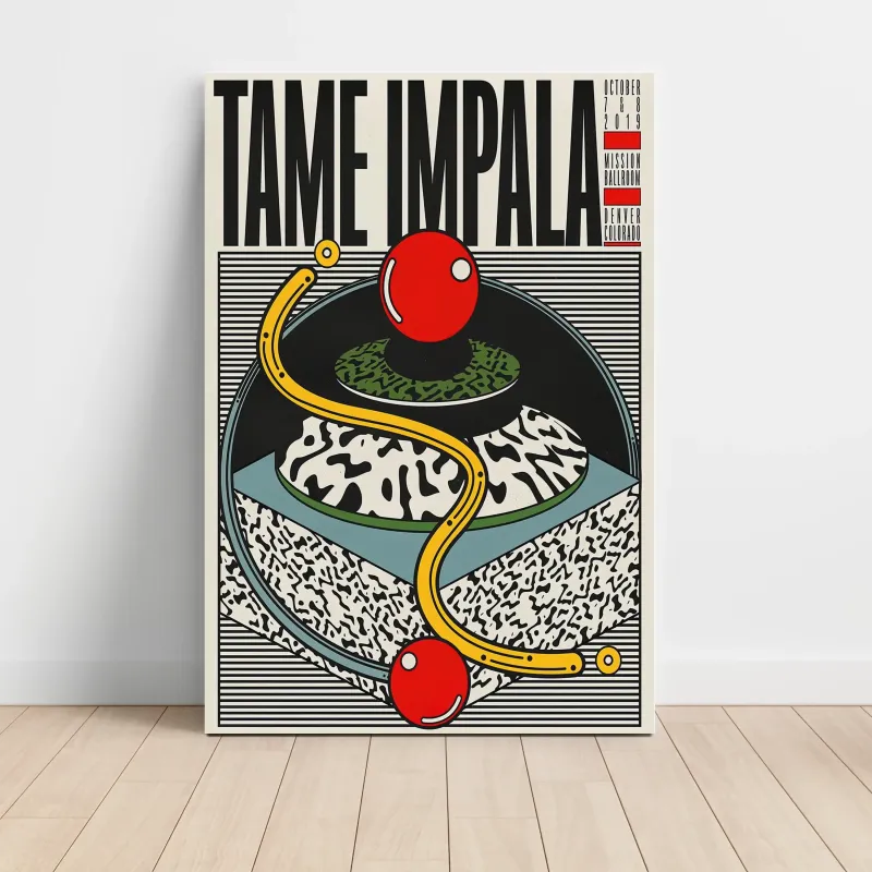 Tame Impala – Mission Ballroom Denver 2019 Fine Art Concert Poster
