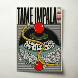 Tame Impala – Mission Ballroom Denver 2019 Fine Art Concert Poster
