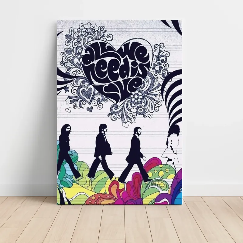 The Beatles – All You Need Is Love Fine Art Music Poster