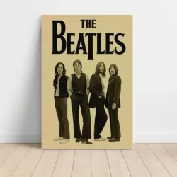 The Beatles – Band Photo Sepia Fine Art Music Poster