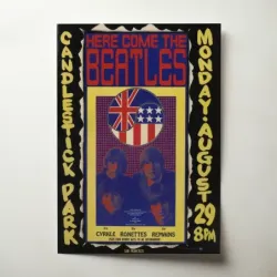 The Beatles – Candlestick Park San Francisco Fine Art Concert Poster