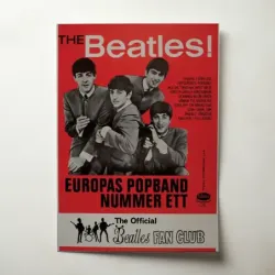 The Beatles – Europas Popband Nummer Ett Fine Art Music Poster