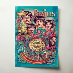 The Beatles – Sgt Pepper's Illustrated Fine Art Music Poster