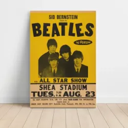 The Beatles – Shea Stadium All Star Show Fine Art Concert Poster