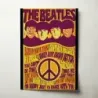 The Beatles – Song Titles Peace Fine Art Music Poster