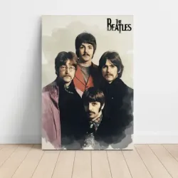 The Beatles – Watercolour Band Portrait Fine Art Music Poster