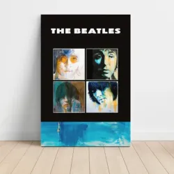 The Beatles – Watercolour Portraits Fine Art Music Poster