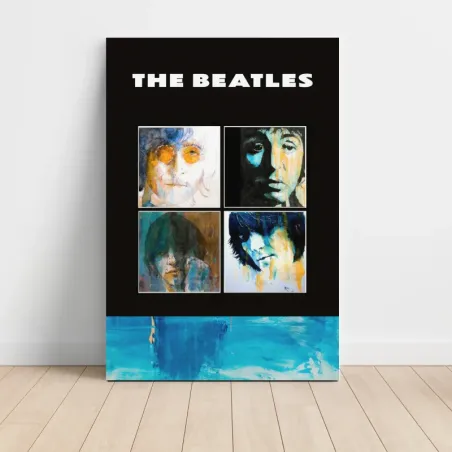 The Beatles – Watercolour Portraits Fine Art Music Poster