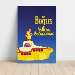 The Beatles – Yellow Submarine Blue Fine Art Music Poster