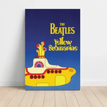 The Beatles – Yellow Submarine Blue Fine Art Music Poster