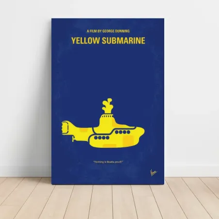 The Beatles – Yellow Submarine Minimal Fine Art Music Poster