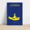 The Beatles – Yellow Submarine Minimal Fine Art Music Poster