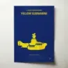 The Beatles – Yellow Submarine Minimal Fine Art Music Poster