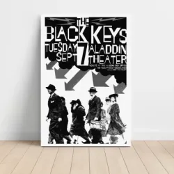 The Black Keys – Aladdin Theater Fine Art Concert Poster