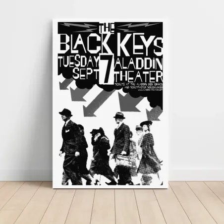 The Black Keys – Aladdin Theater Fine Art Concert Poster