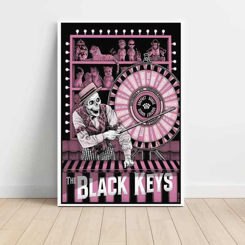 The Black Keys – Dropout Boogie Tour 2022 Fine Art Concert Poster