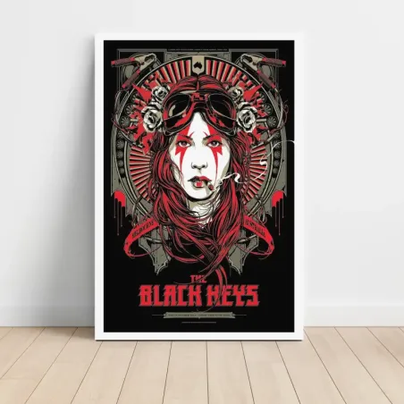 The Black Keys – Rod Laver Arena Melbourne Fine Art Concert Poster