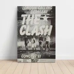 The Clash – London Calling Germany Concert '81 München Fine Art Concert Poster