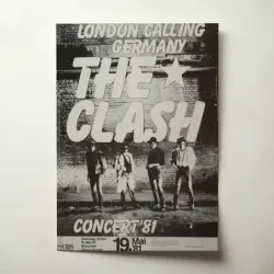 The Clash – London Calling Germany Concert '81 München Fine Art Concert Poster