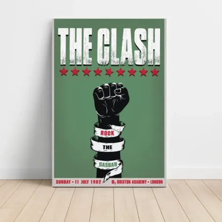 The Clash – Rock The Casbah Brixton Academy 1982 Fine Art Concert Poster