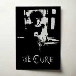 The Cure – Stencil Portrait Fine Art Music Poster