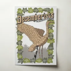 The Decemberists – Twilight In The Fearful Forest Tour 2007 Fine Art Concert Poster