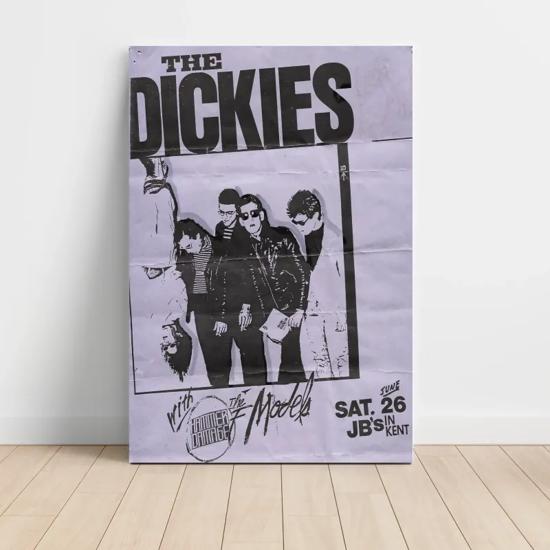 The Dickies – JB's Kent Fine Art Concert Poster