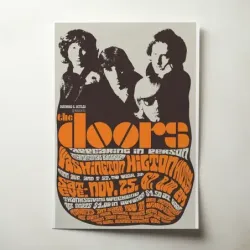 The Doors – Washington Hilton International Ballroom 1967 Fine Art Concert Poster