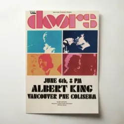 The Doors and Albert King – Vancouver PNE Coliseum Fine Art Concert Poster