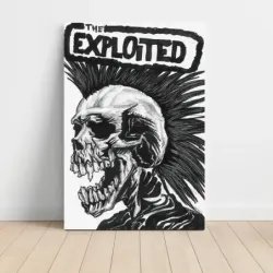 The Exploited – Mohawk Skull Fine Art Music Poster