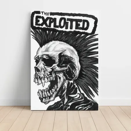 The Exploited – Mohawk Skull Fine Art Music Poster