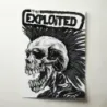 The Exploited – Mohawk Skull Fine Art Music Poster