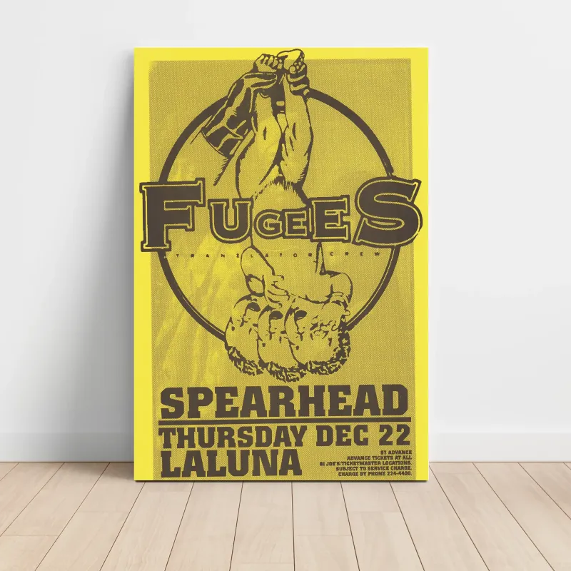 The Fugees and Spearhead – La Luna Fine Art Concert Poster