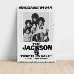 The Jackson 5 – Tulsa Assembly Center Fine Art Concert Poster