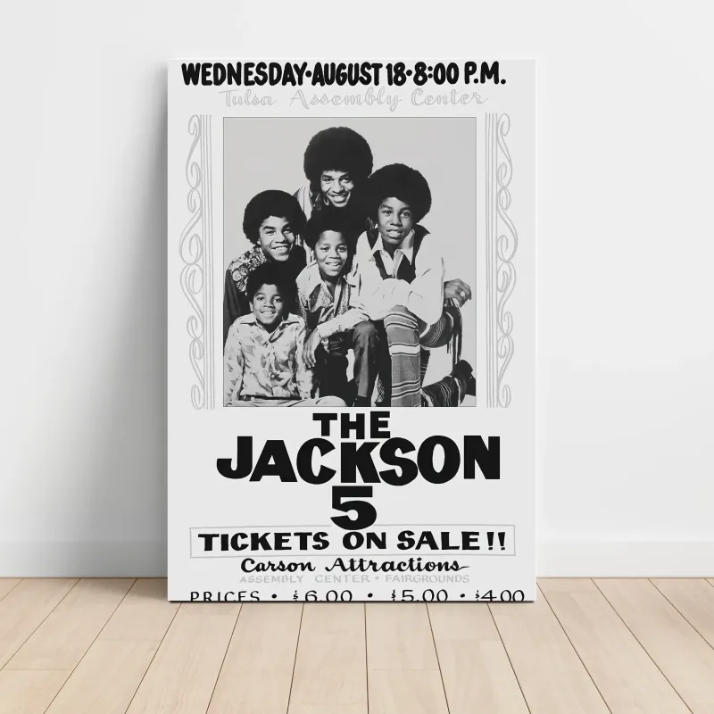The Jackson 5 – Tulsa Assembly Center Fine Art Concert Poster