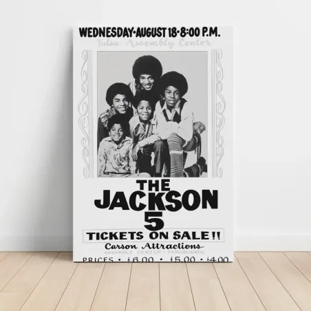 The Jackson 5 – Tulsa Assembly Center Fine Art Concert Poster