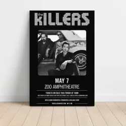 The Killers – Zoo Amphitheatre Fine Art Concert Poster