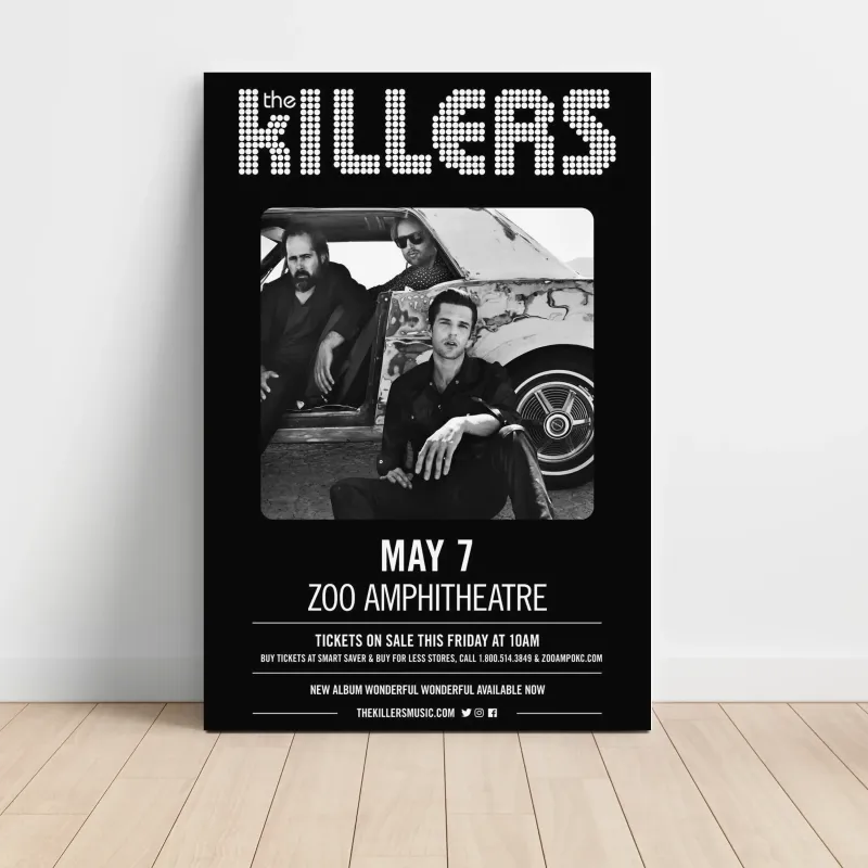 The Killers – Zoo Amphitheatre Fine Art Concert Poster