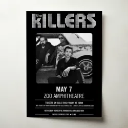 The Killers – Zoo Amphitheatre Fine Art Concert Poster